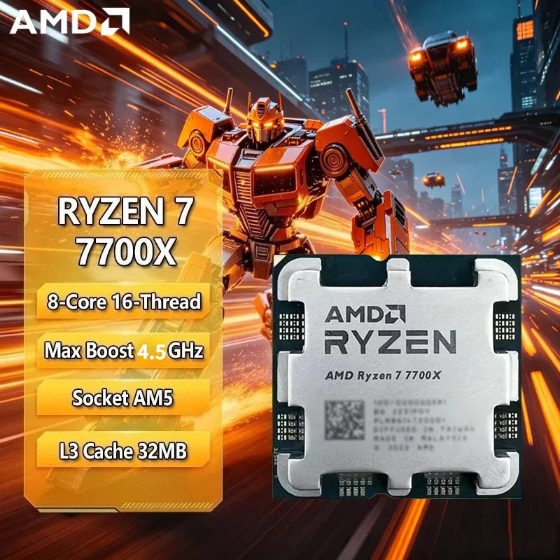 Amd Cpu Ryzen 7 - معالج AMD Ryzen 7 7700X، R7