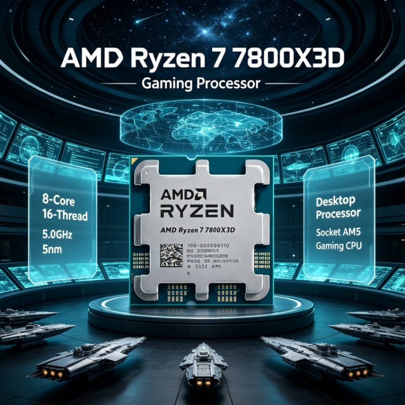 Amd Cpu Ryzen 7 - معالج AMD R7 7800X3D Ryzen 7