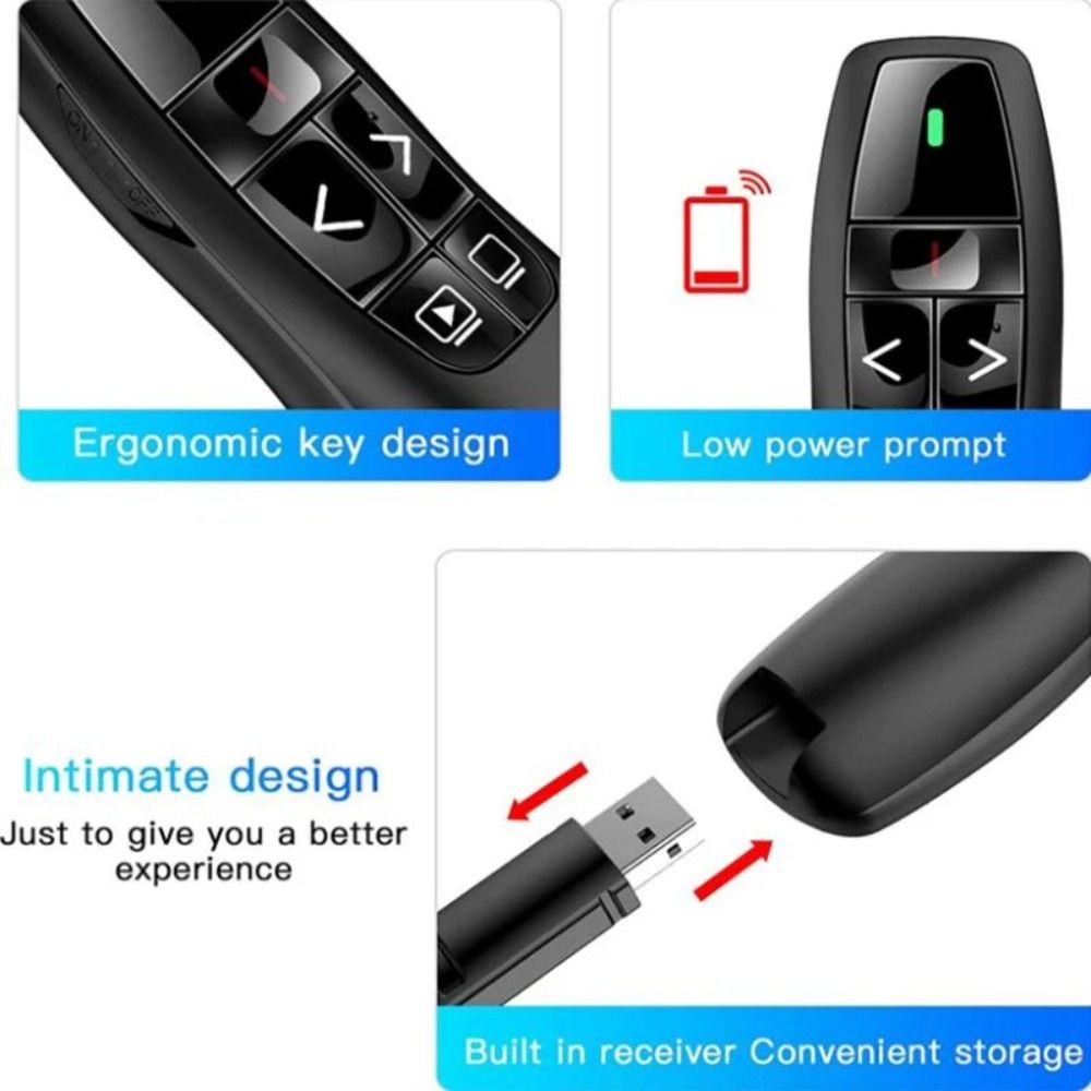 Presentation Remote Laser - USB التحكم باور بوينت الذكية مقدم