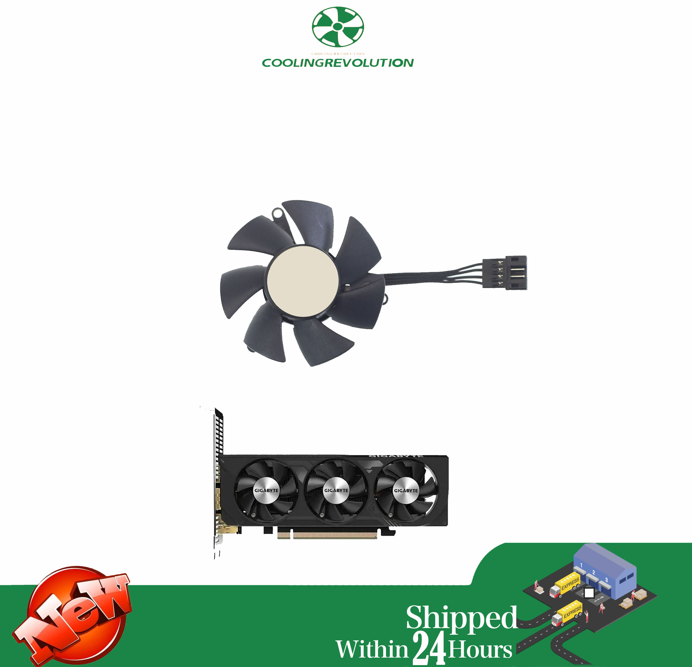Nvidia Vga Rtx 4060 - مروحة بطاقة رسوميات لجيجابايت ، GeForce
