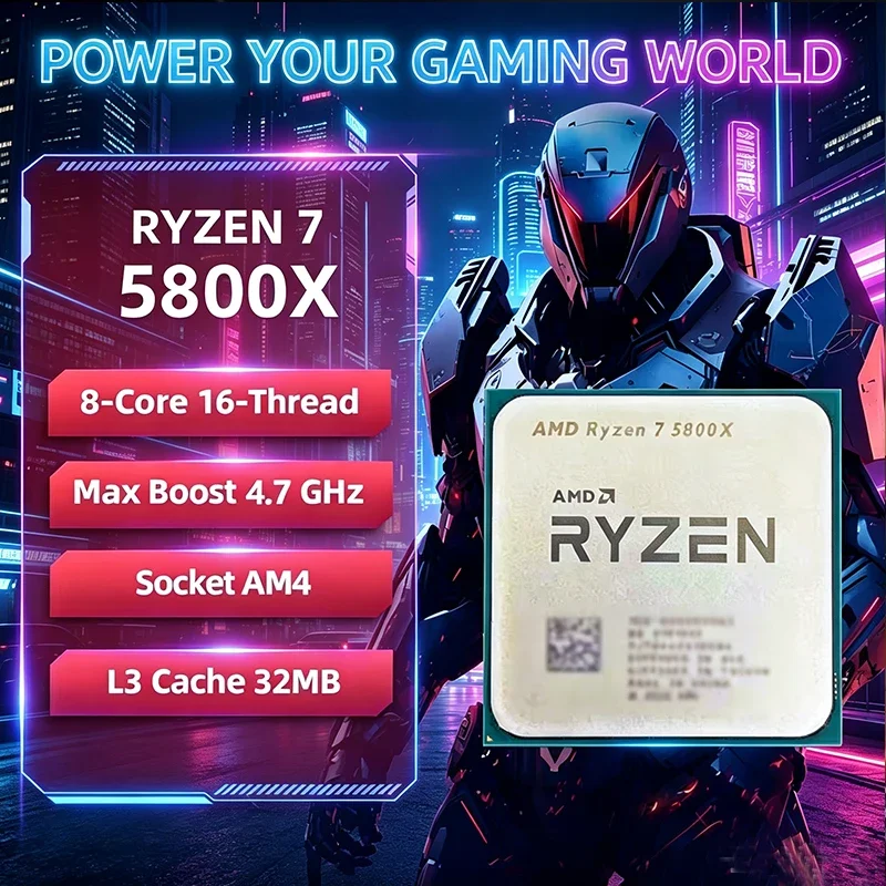 Amd Cpu Ryzen 7 - معالج AMD Ryzen 7 5800X ثماني