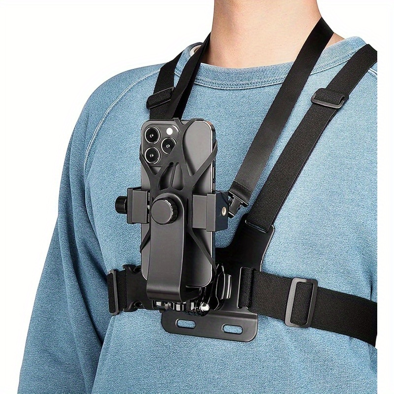Webcam Stand Clip - حامل تصوير قابل للتعديل للرأس والصدر