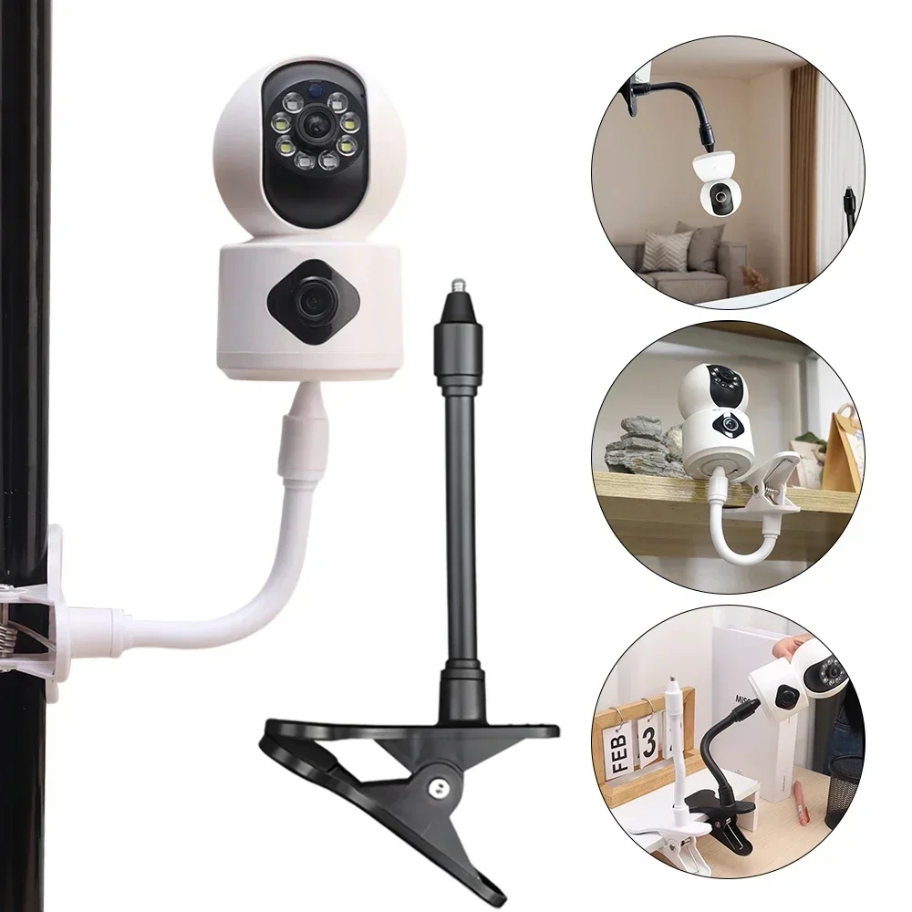 Webcam Stand Clip - المحمولة مرنة كاميرا المشبك جبل حامل
