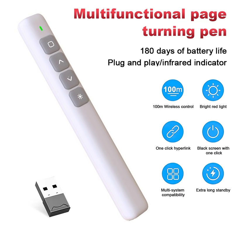 Presentation Remote Laser - قلم ليزر للعروض التقديمية مع جهاز
