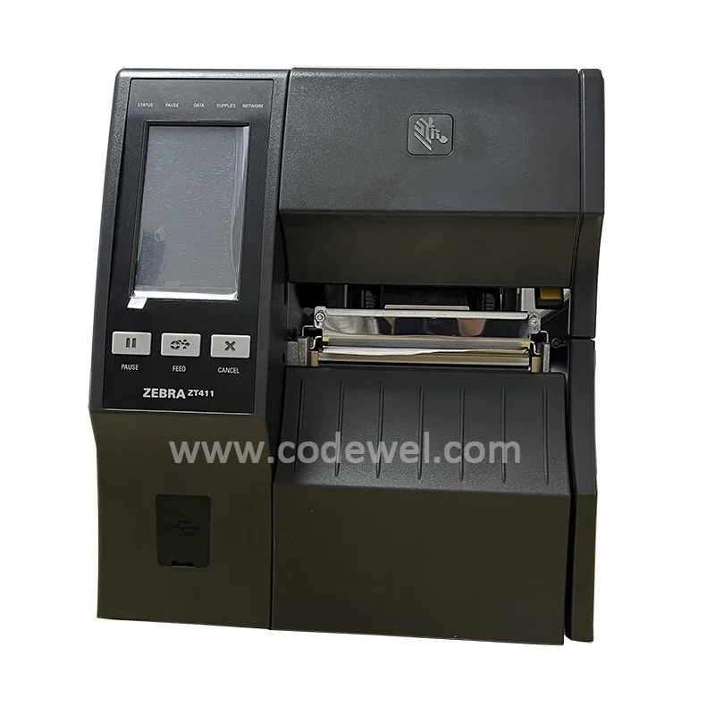Label Printer Thermal - طابعة صناعية جديدة ZT411 للباركود بنقل