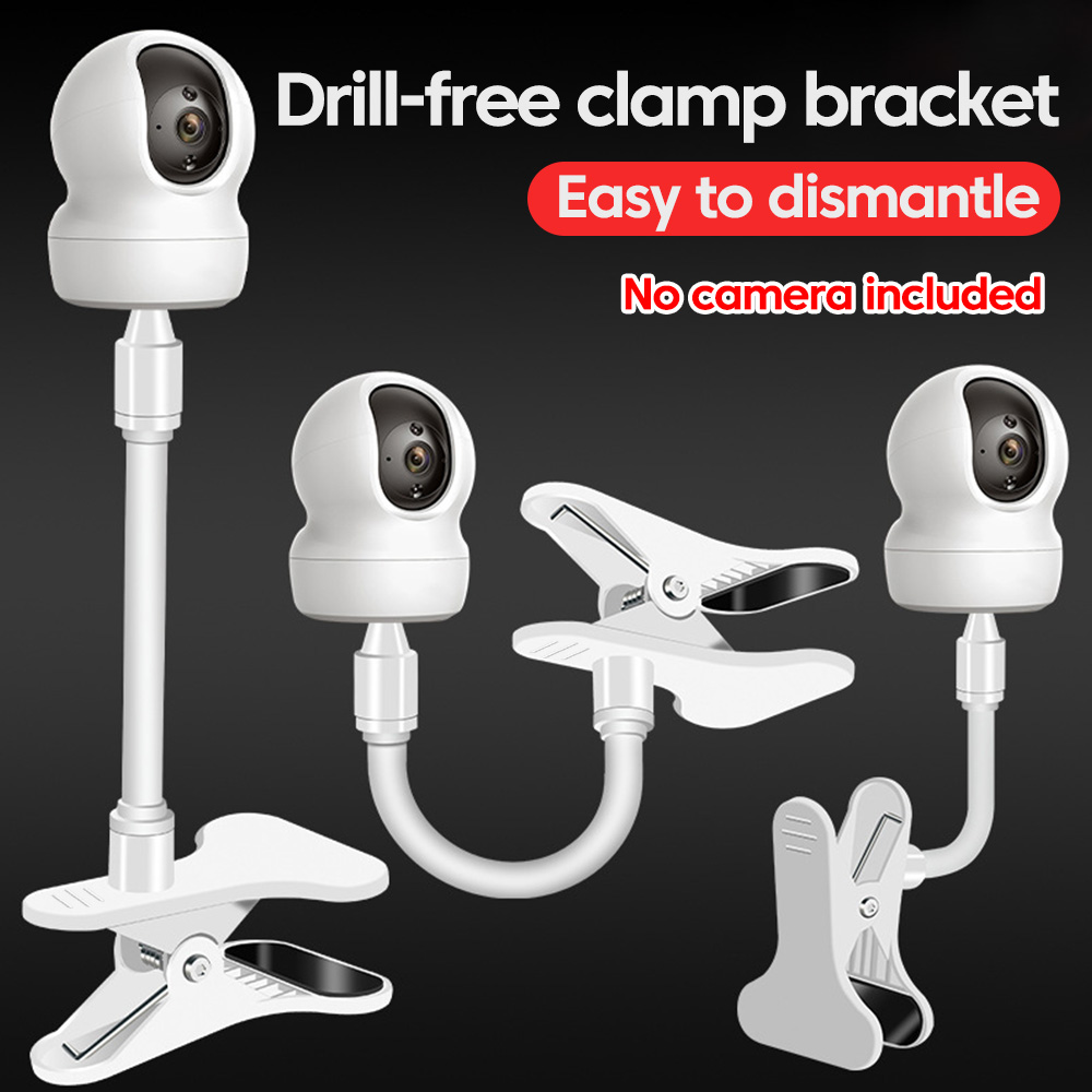 Webcam Stand Clip - حامل كاميرا ويب منزلي قابل للثني