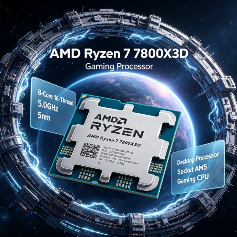 Amd Cpu Ryzen 7 - معالج AMD Ryzen 7 7800X3D 100-100000910