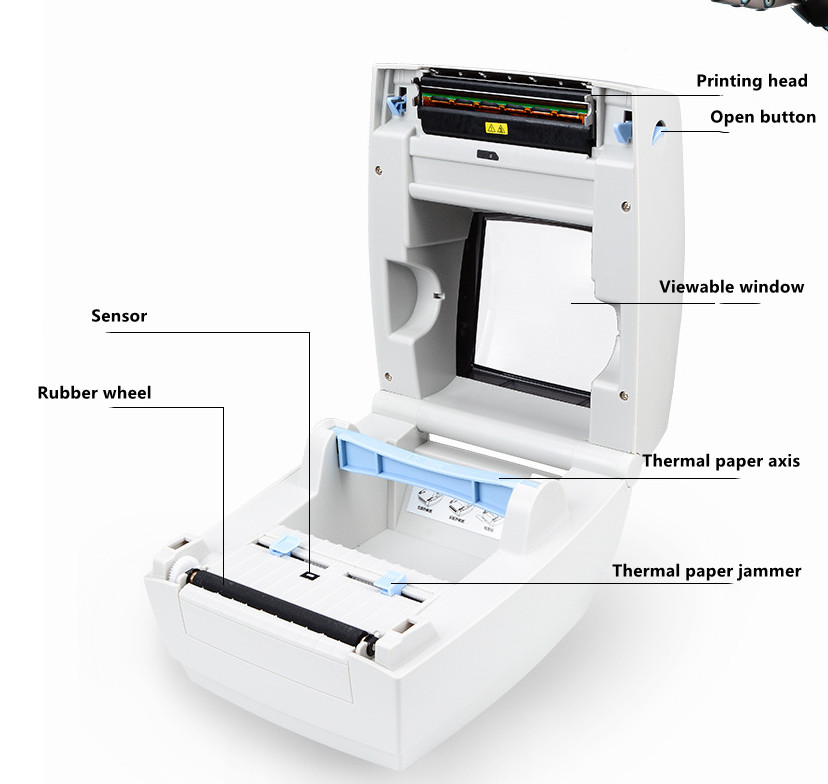 طابعة ملصقات حرارية صناعية عال - مراجعة Label Printer Thermal وسعره