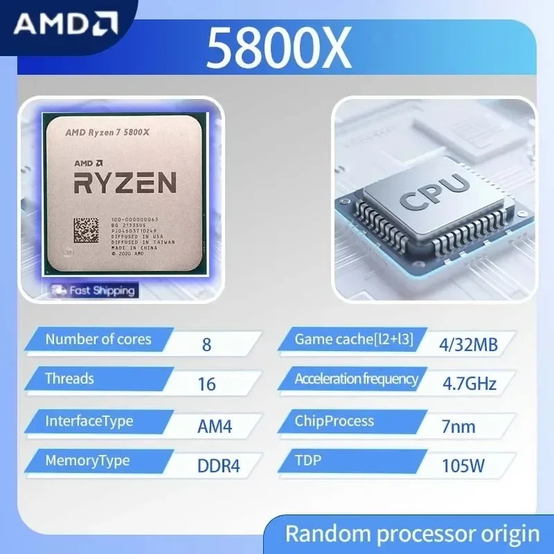 معالج AMD Ryzen 7 5800X للألعا - مراجعة Amd Cpu Ryzen 7 وسعره