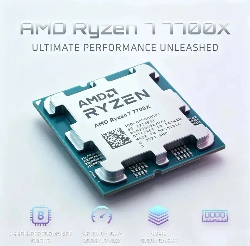 معالج AMD Ryzen 7 7700X جديد 1 - مراجعة Amd Cpu Ryzen 7 وسعره