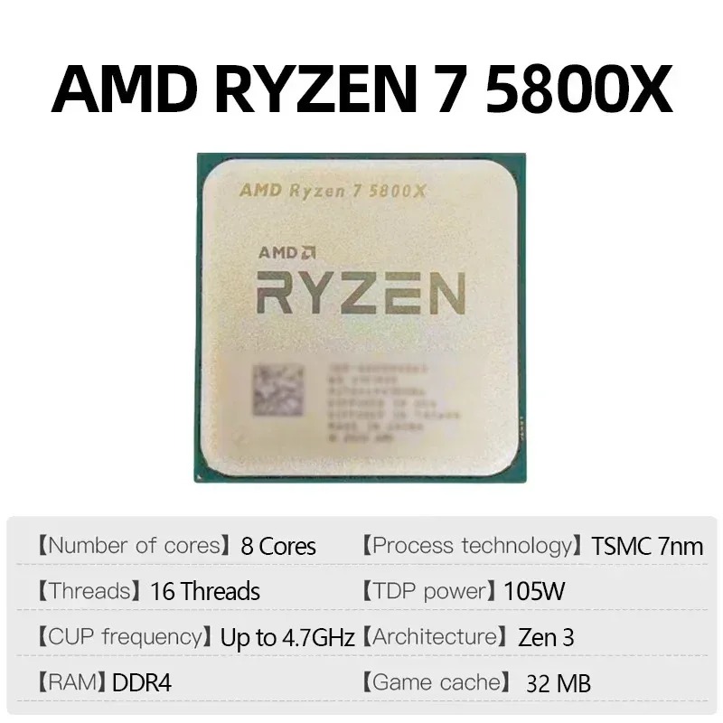 معالج AMD Ryzen 7 5800X، مقبس  - مراجعة Amd Cpu Ryzen 7 وسعره
