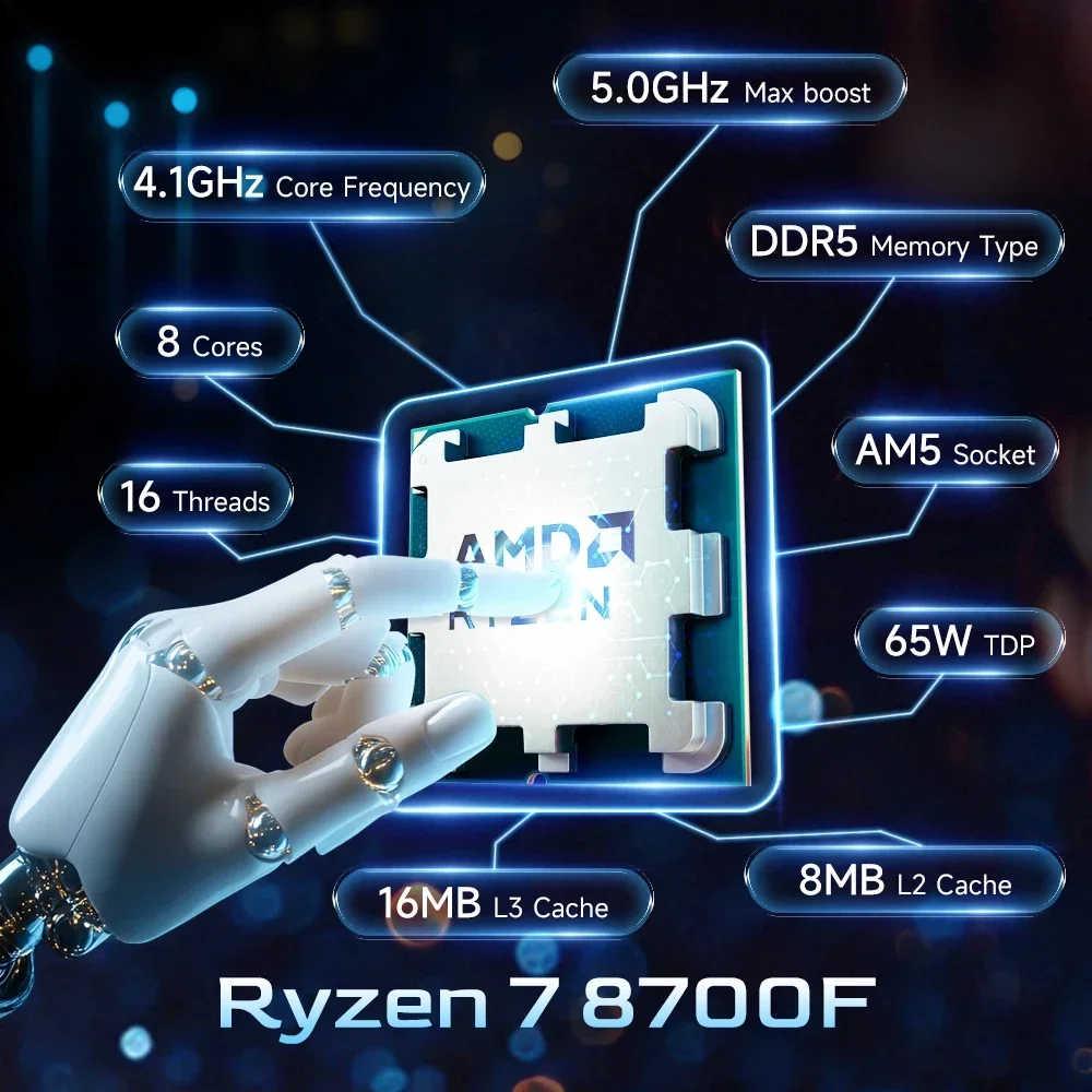معالج AMD R7 8700F Ryzen 7 870 - مراجعة Amd Cpu Ryzen 7 وسعره