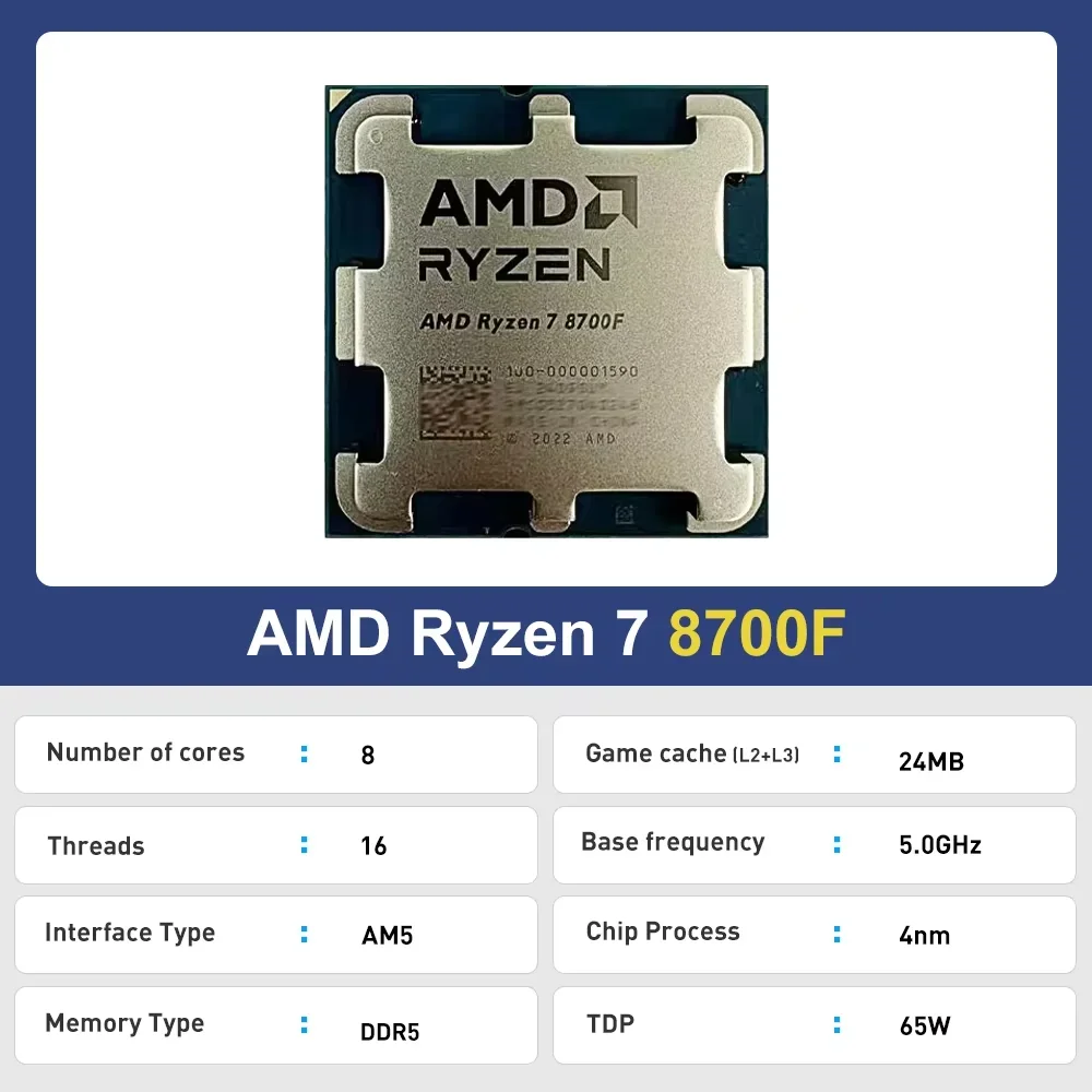 معالج AMD R7 8700F Ryzen 7 870 - مراجعة Amd Cpu Ryzen 7 وسعره