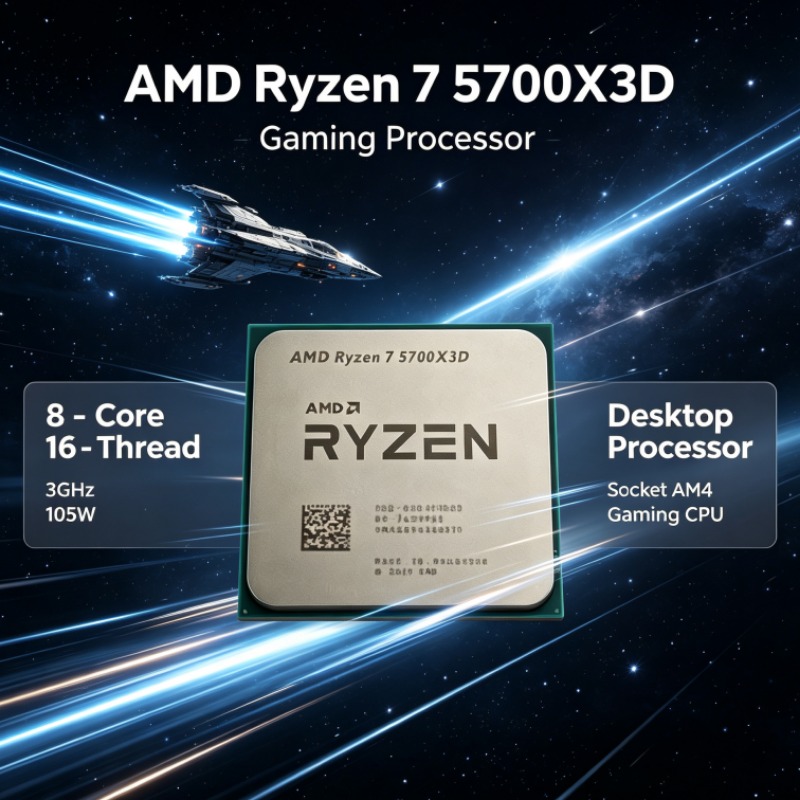 معالج AMD Ryzen 7 5700X3D للكم - مراجعة Amd Cpu Ryzen 7 وسعره