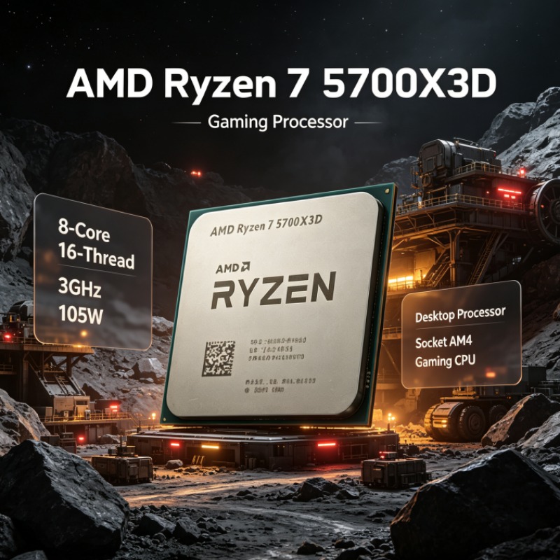 معالج AMD Ryzen 7 5700X3D للكم - مراجعة Amd Cpu Ryzen 7 وسعره