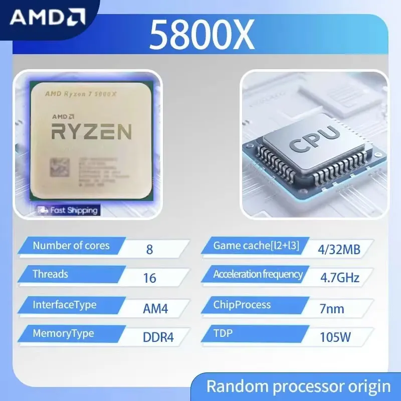 معالج AMD Ryzen 7 5800X ثماني  - مراجعة Amd Cpu Ryzen 7 وسعره