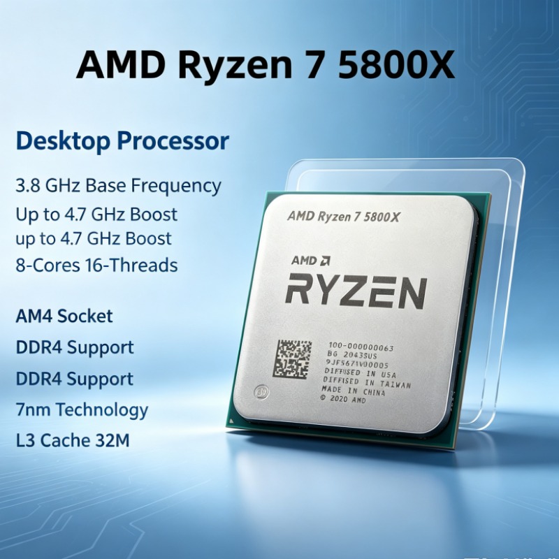 معالج AMD Ryzen 7 5800X R7 580 - مراجعة Amd Cpu Ryzen 7 وسعره