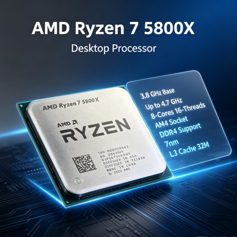 معالج AMD Ryzen 7 5800X R7 580 - مراجعة Amd Cpu Ryzen 7 وسعره