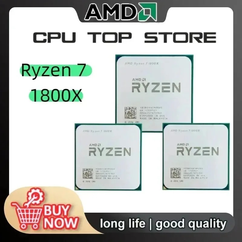 معالج AMD Ryzen 7 1800X أصلي ج - مراجعة Amd Cpu Ryzen 7 وسعره