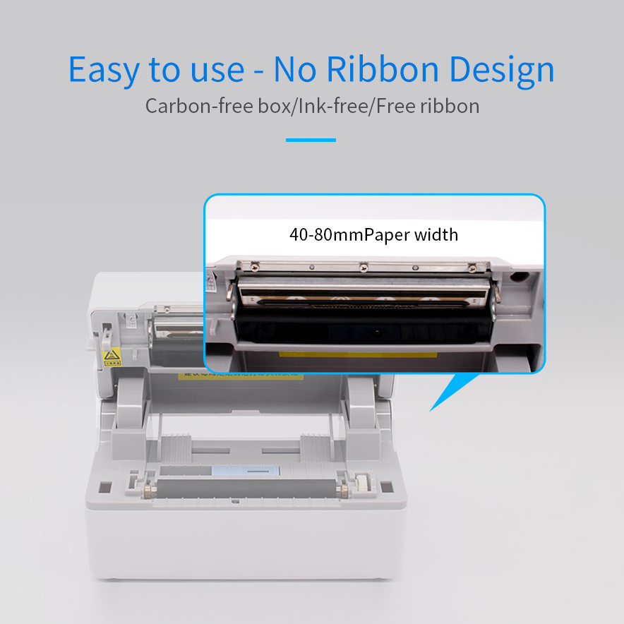 طابعة ملصقات حرارية صغيرة بتقن - مراجعة Label Printer Thermal وسعره