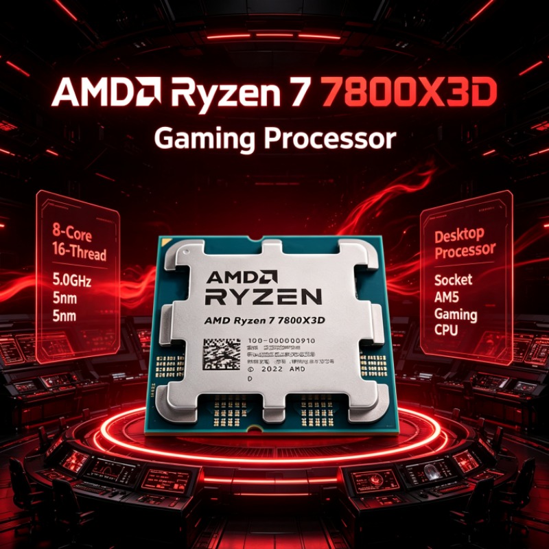 معالج AMD Ryzen 7 R7 7800X3D،  - مراجعة Amd Cpu Ryzen 7 وسعره
