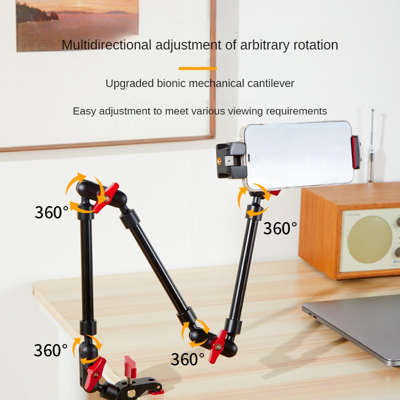 ذراع سحري للكاميرا الجديدة مع  - مراجعة Webcam Stand Clip وسعره