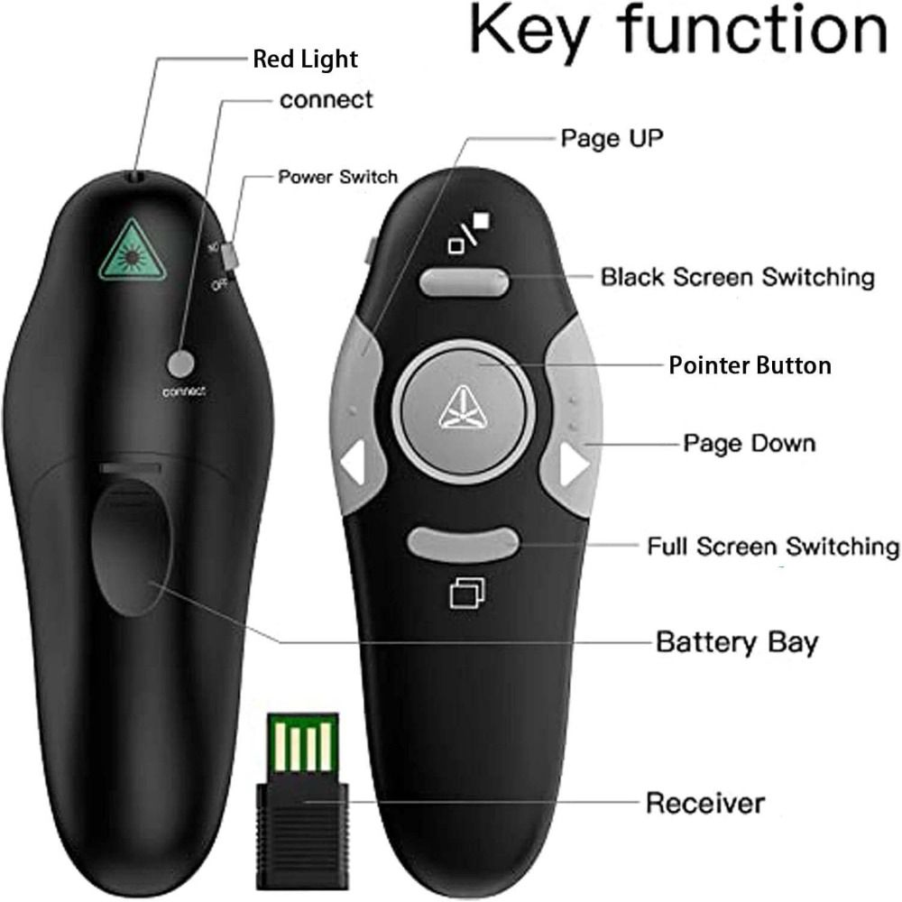 USB التحكم باور بوينت الذكية م - مراجعة Presentation Remote Laser وسعره